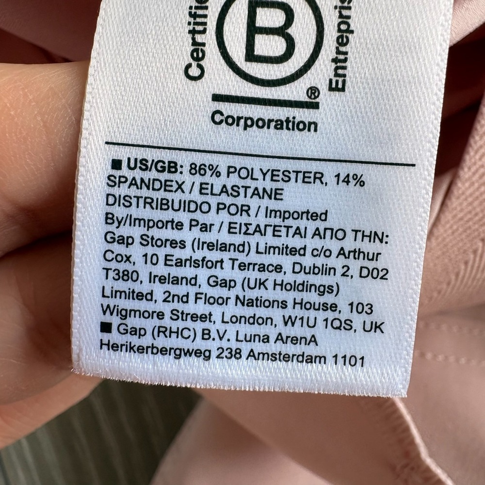 Athleta Womens Light Pink High Rise Straight Leg Vienna Cargo Pants Size 12/P - Picture 7 of 14